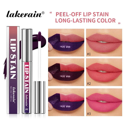 Peel Off Lip Stain Reveal Long Lasting Waterproof Pink Lip Tint Transfer Proof Non-stick Cup Natural Lip Stain Women's Cosmetics - Merit Sell