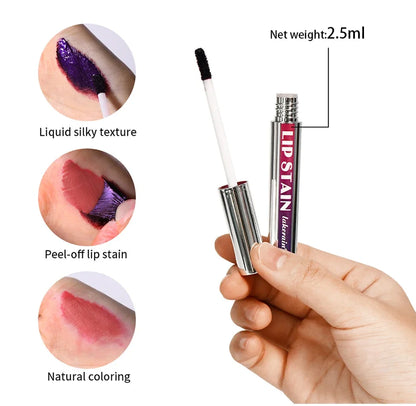 Peel Off Lip Stain Reveal Long Lasting Waterproof Pink Lip Tint Transfer Proof Non-stick Cup Natural Lip Stain Women's Cosmetics - Merit Sell