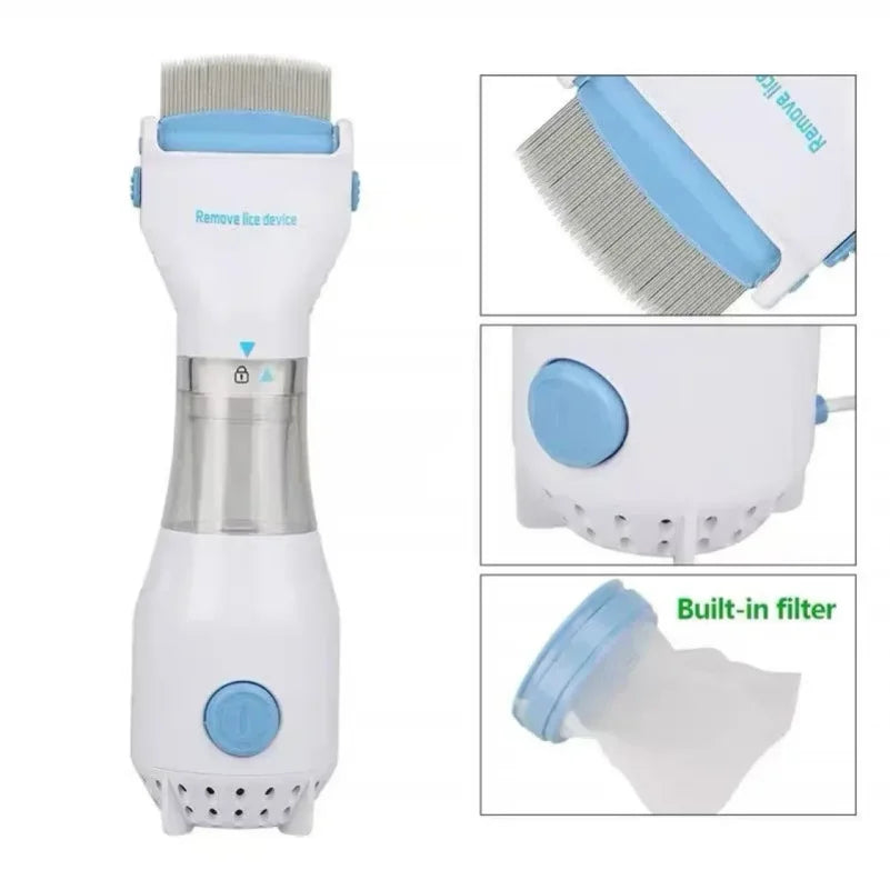 Pet Electric Lice Grabber Comb Multifunctional Physical Flea Removal Killer Brush for Cats Dogs Hair Cleaner Lice Remover Comb - Merit Sell