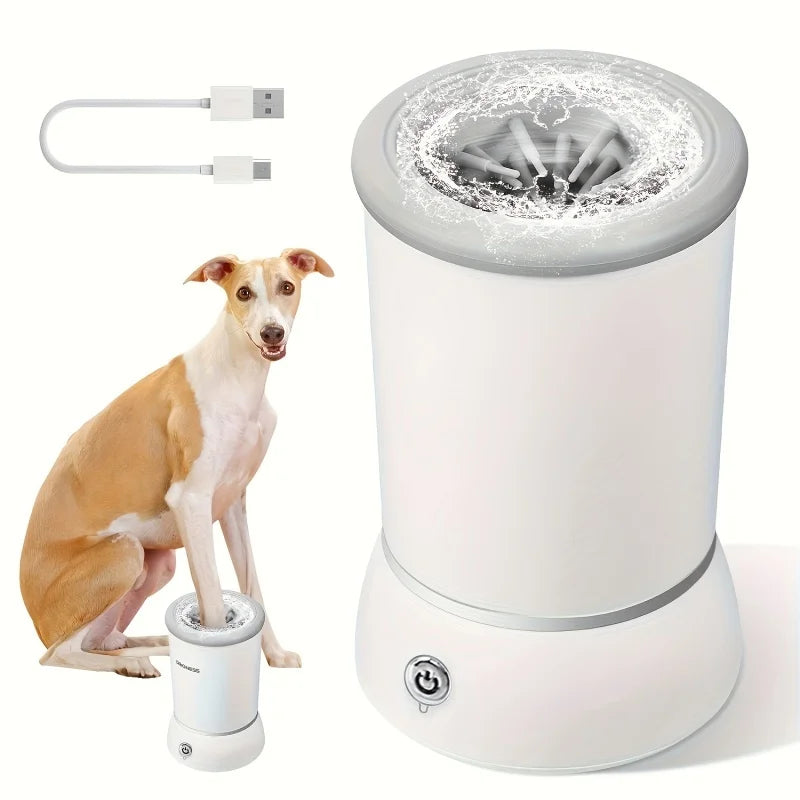 Pet Feet Washer Electrical Pet Paw Cleaner Automatic Pet Foot Cleaning Cup Portable Quick Low Noise Dog Cat Paw Cleaner - Merit Sell