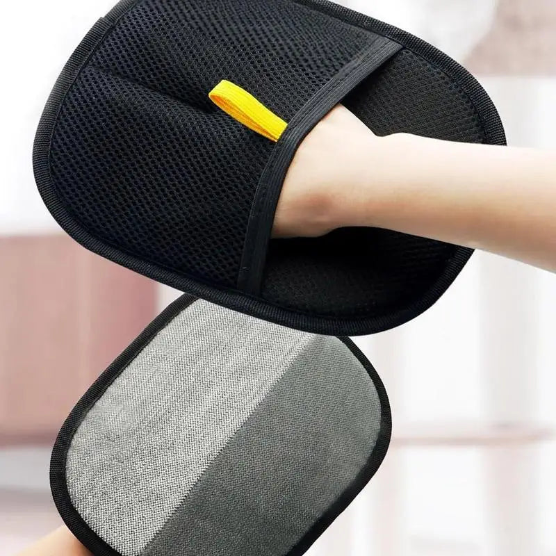 Pet Grooming Gloves Double-sided Grooming Gloves For Pets Gentle Deshedding Mitt Massager Grooming Gloves For Long And Short - Merit Sell