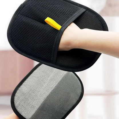 Pet Grooming Gloves Double-sided Grooming Gloves For Pets Gentle Deshedding Mitt Massager Grooming Gloves For Long And Short - Merit Sell