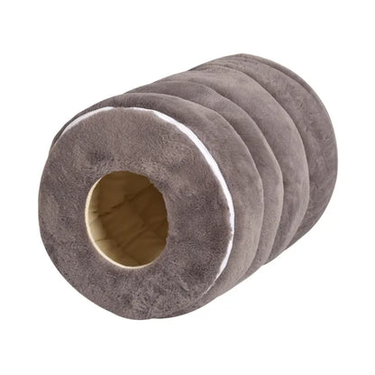 Pet Nest Cocoon Shape Closed Cat Nest Small Dog Bed Plush Soft Puppy Cats Cave Winter Warm Sleeping Bed Removable Cover Supplies - Merit Sell