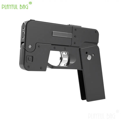 Phone 15 15Pro 15Pro Max Folding Mobile Phone Soft Bullet Launcher Mini Portable Toy Gun Model Adult Games Toy M4 AR15 AK ZG282 - Merit Sell