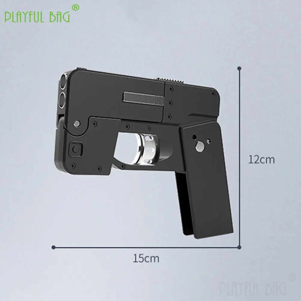 Phone 15 15Pro 15Pro Max Folding Mobile Phone Soft Bullet Launcher Mini Portable Toy Gun Model Adult Games Toy M4 AR15 AK ZG282 - Merit Sell