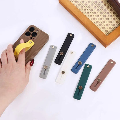 Phone Stand Grip Candy Color Silicone Telescopic Finger Strap Mobile Phone Desktop Bracket Smartphone Support - Merit Sell
