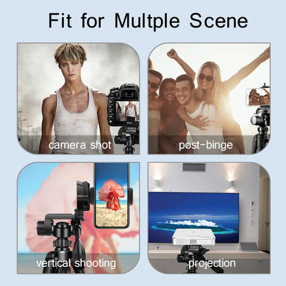 Phone Travel Self Tripod Aluminum Tall 55” 140CM Stand With Quick Plates Mount Pan Head For Canon Nikon DSLR SLR Digital Camera - Merit Sell