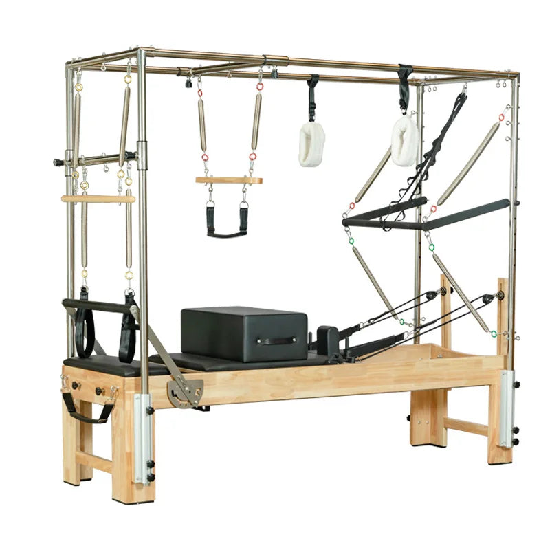 Pilates Equipment Maple wood Core Bed Pilates Bed Pilates Three in One Bed Yoga Plastic Multifunctional Equipment Indoor - Merit Sell