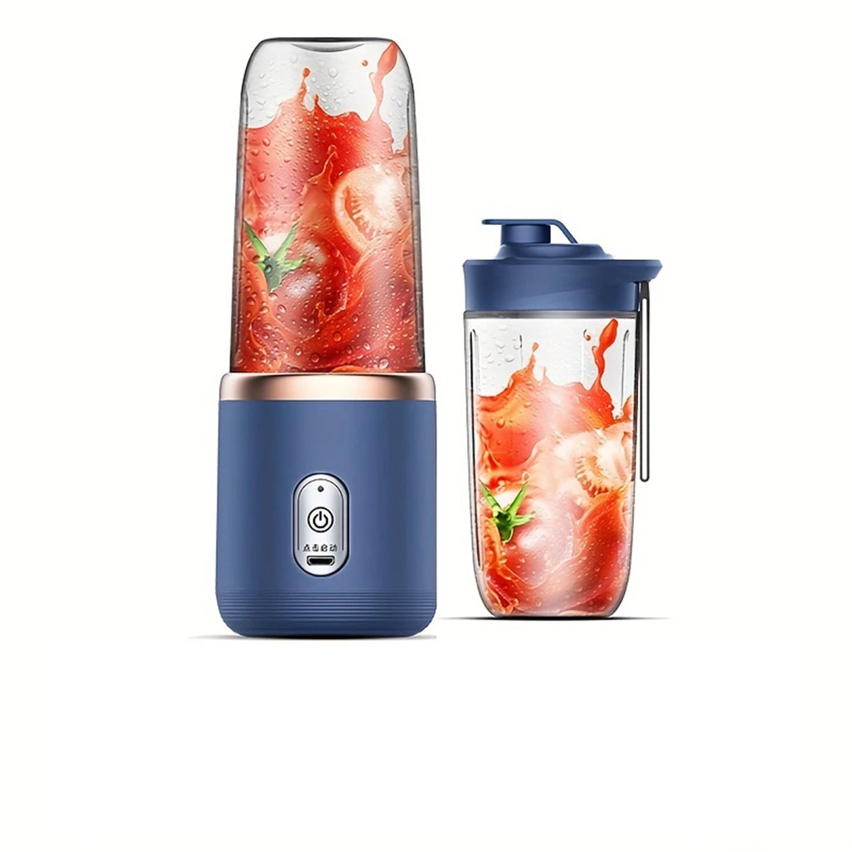 Portable Blender Bottle Electric 6 Blades Multifunction Juice Blender Fresh Juice Smoothie Blender Ice CrushCup Food Processor - Merit Sell