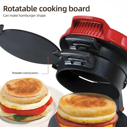 Portable Burger Sandwich Omelette Toaster Maker Breakfast Sandwich Hamburger Maker with Egg Cooker Ring Non Stick for Pancakes - Merit Sell