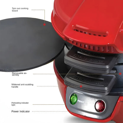 Portable Burger Sandwich Omelette Toaster Maker Breakfast Sandwich Hamburger Maker with Egg Cooker Ring Non Stick for Pancakes - Merit Sell