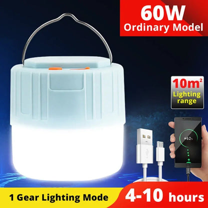 Portable Camping Light Power Bank LED Camping Lanterns Handheld Waterproof Outdoor Tent Light Rechargeable Floodlight Flashlight - Merit Sell