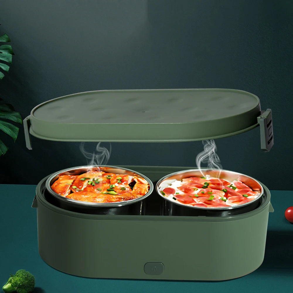 Portable Food Warmer USB Electric Heating Detachable Electric Heating Lunch Box School Outdoor Lunch Box - Merit Sell