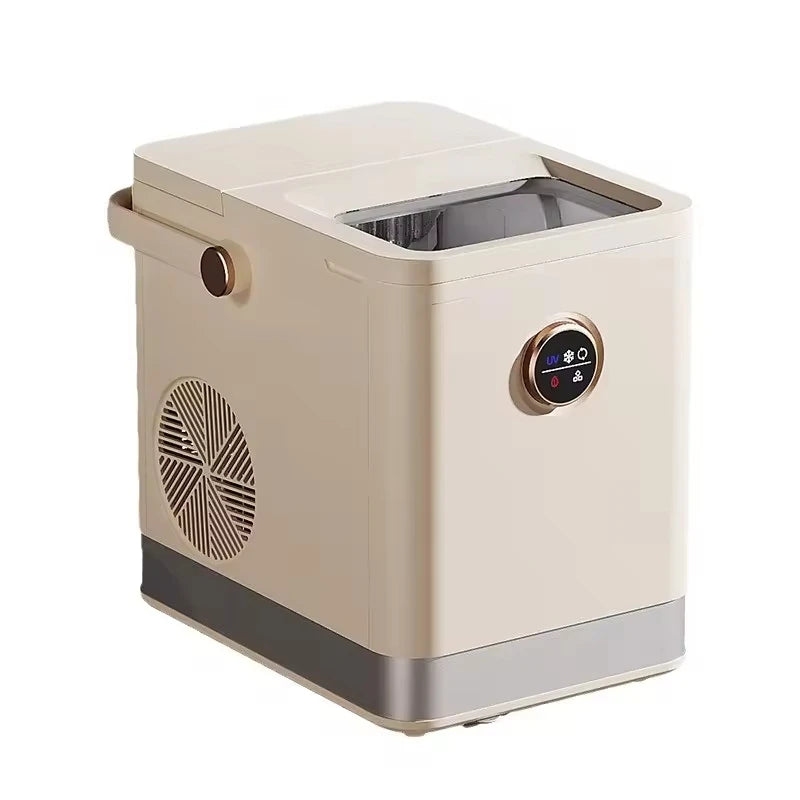 Portable Ice Maker 1.5L, 220V Mini Electric Machine for Home/Dorm/Cafe with Automatic Clean & Energy Saving Campus Use - Merit Sell