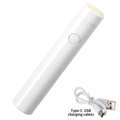 Portable Nail UV LED Lamp And LED Light Support Base Rechargeable for Nails Gel Polish Drying UV Lamp for Nails Art Desk Stand - Merit Sell