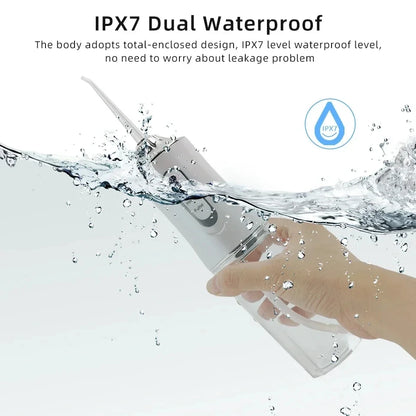 Portable Smart Electric Oral Irrigator Water Flosser 4 Jets 3 Modes Rechargeable Dental Water Jet Irrigator Dental Teeth Cleaner - Merit Sell