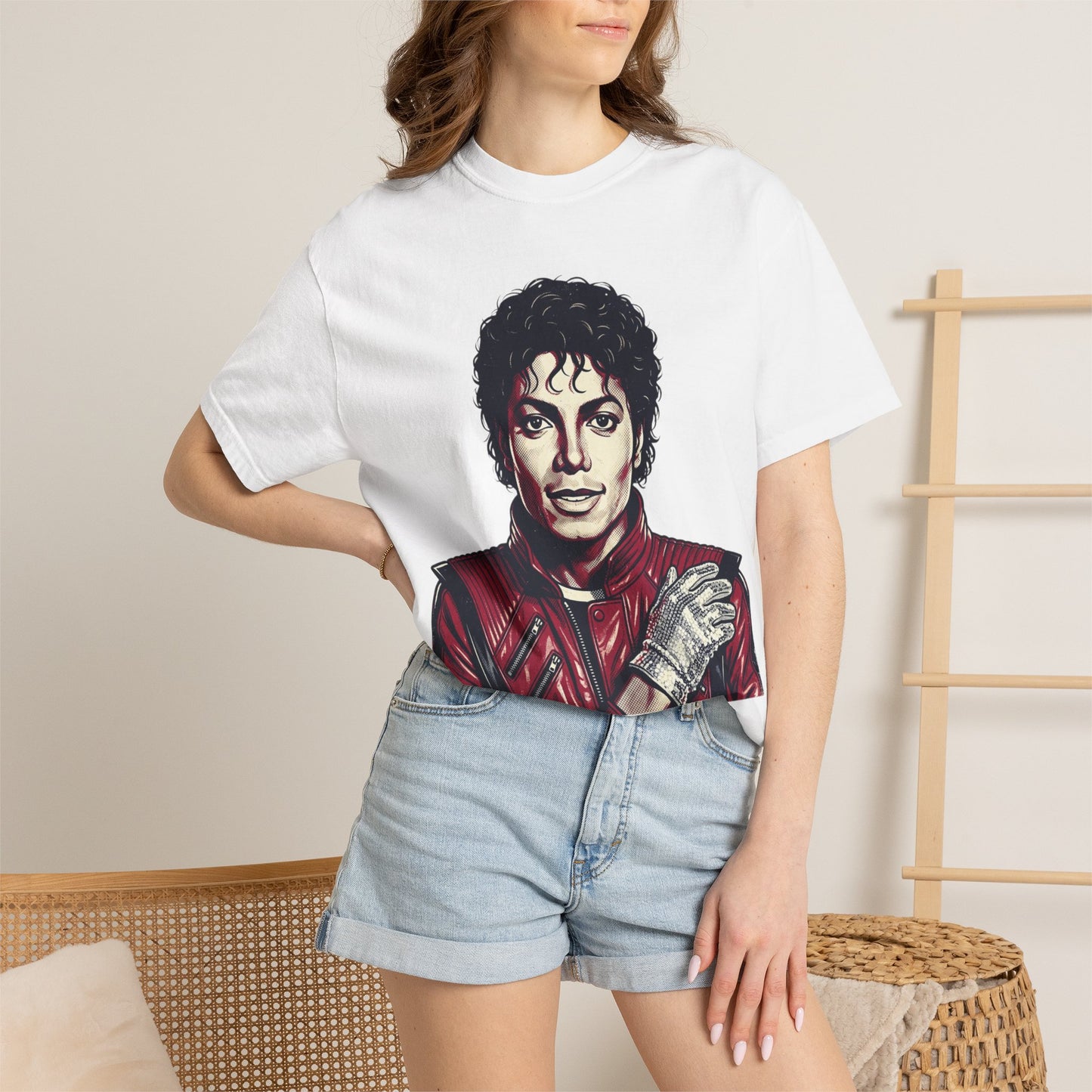 Portrait Graphic T-Shirt — 'King of Pop' Music Icon Tee