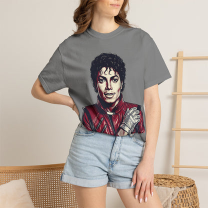 Portrait Graphic T-Shirt — 'King of Pop' Music Icon Tee