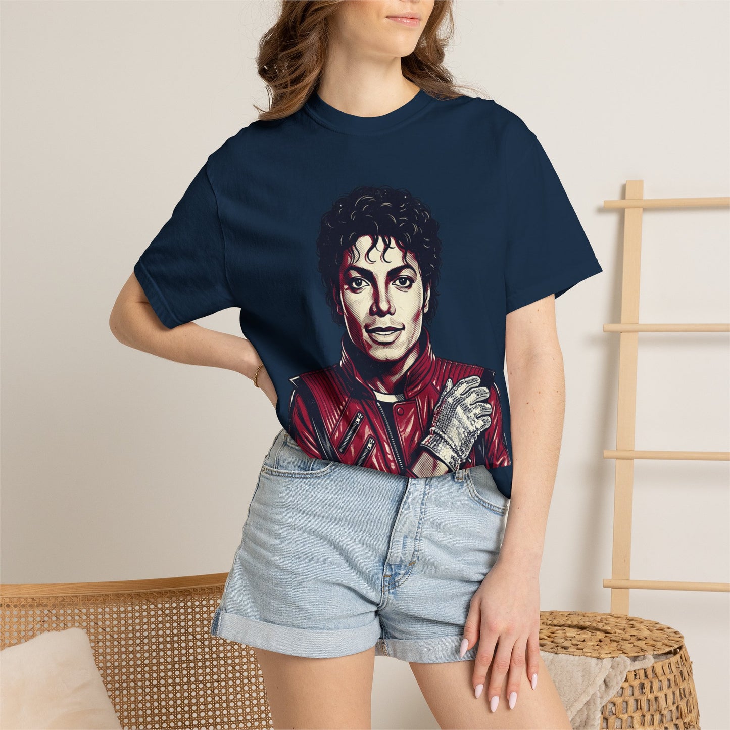 Portrait Graphic T-Shirt — 'King of Pop' Music Icon Tee