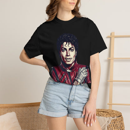 Portrait Graphic T-Shirt — 'King of Pop' Music Icon Tee