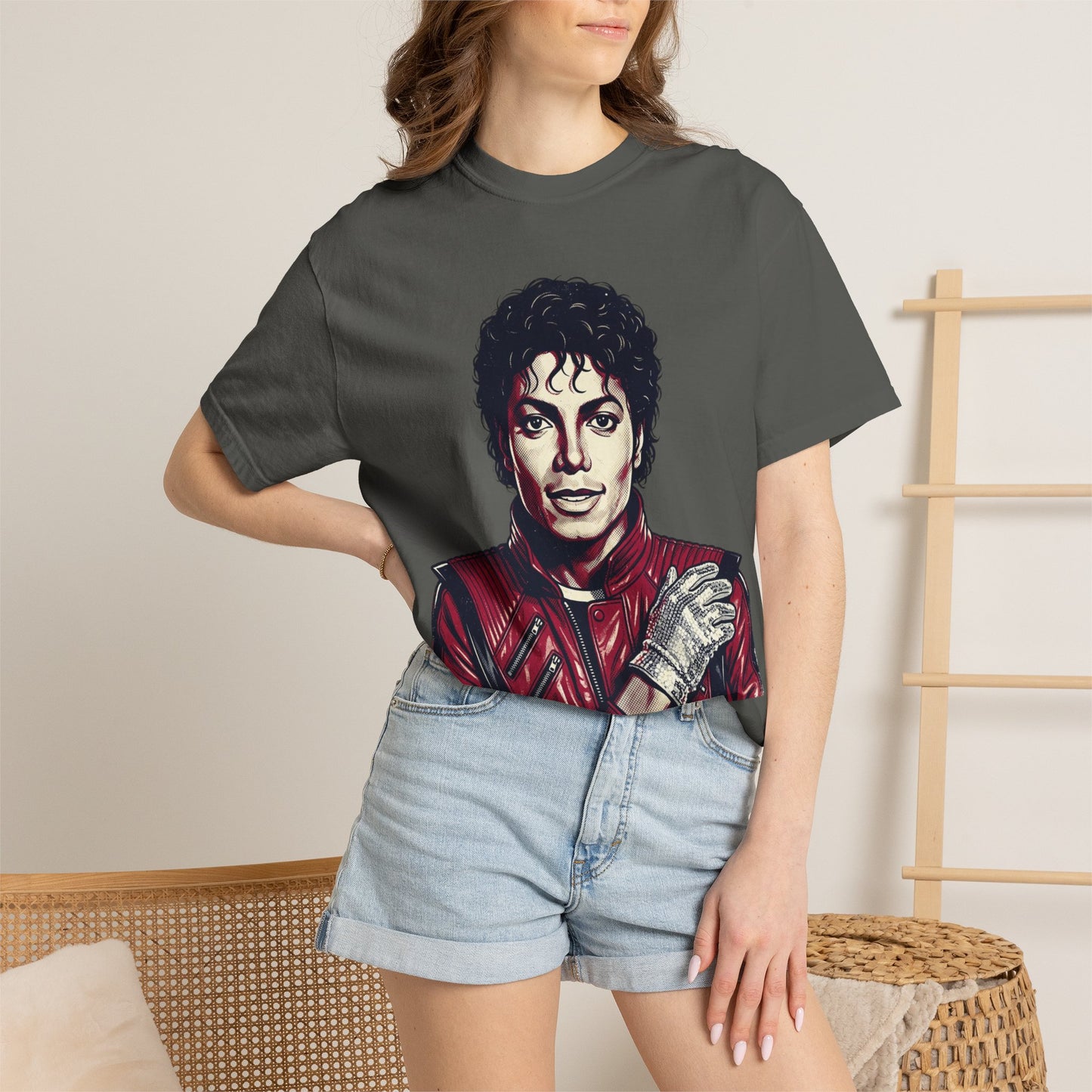 Portrait Graphic T-Shirt — 'King of Pop' Music Icon Tee