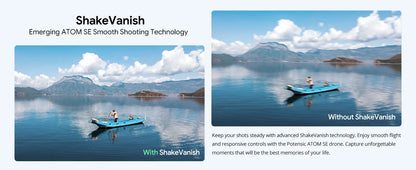 Potensic Drones Under 249g GPS Auto Return Single Axis Gimbal EIS Professional Drone Max 4-KM Waypoint Flight Follow Me-ATOM SE - Merit Sell