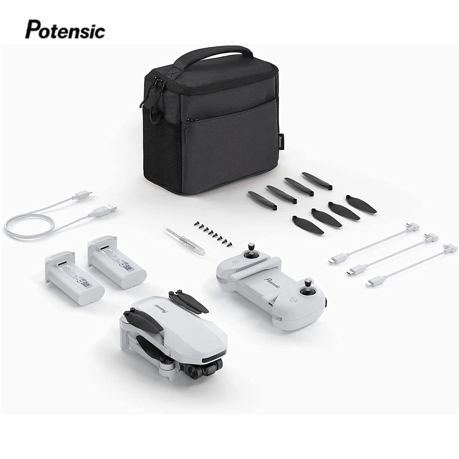 Potensic Drones Under 249g GPS Auto Return Single Axis Gimbal EIS Professional Drone Max 4-KM Waypoint Flight Follow Me-ATOM SE - Merit Sell