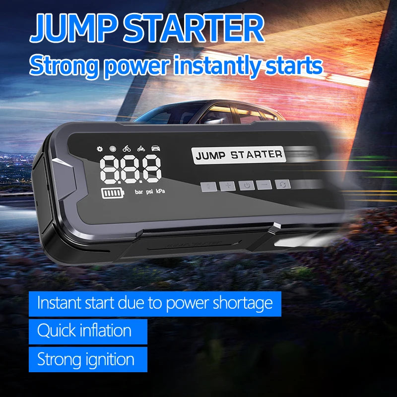 Power Bank 4000A Jump Starter Portable Charger Car Booster 12V Auto Starting Device Emergency Car Battery Starter - Merit Sell