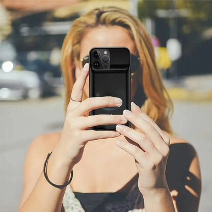 Power Case for iPhone 16 Pro Smart Battery Charger Case Battery Pack Rechargeable Power Bank External Battery Charging Cover - Merit Sell