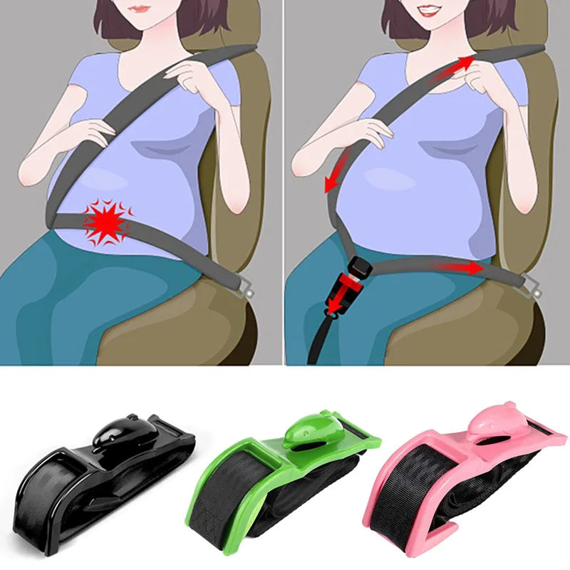 Pregnant Car Seat Belt Adjuster Comfort and Safety for Maternity Moms Belly Pregnancy seat belt Pregnant Woman Driving Safe Belt - Merit Sell