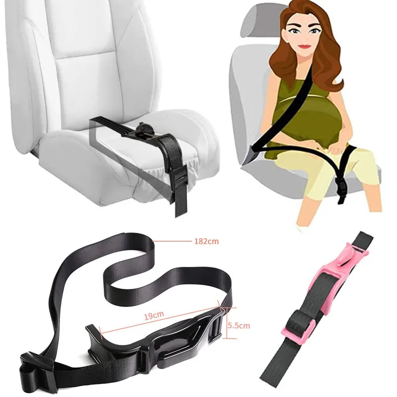 Pregnant Car Seat Belt Adjuster Comfort and Safety for Maternity Moms Belly Pregnancy seat belt Pregnant Woman Driving Safe Belt - Merit Sell
