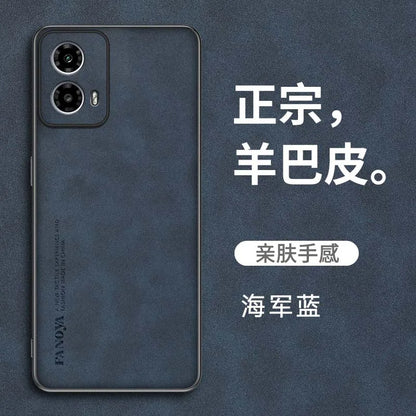 Premium Solid Color Sheepskin Case For MOTO G55 G24 G14 G54 G84 Edge 40 G35 X30 Edge 40 Neo Shockproof Back Cover - Merit Sell