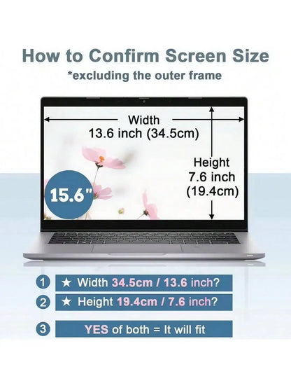 Privacy Screen Protector Notebook PC Computer Insert Protive Film Anti-spy Anti-peeping Filter Fit for labtop - Merit Sell
