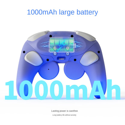 Private Model Retro Switch PRO Handle Mechanical Button Vibration Somatosensory Dual Hall Rocker Joystick Game Controller - Merit Sell