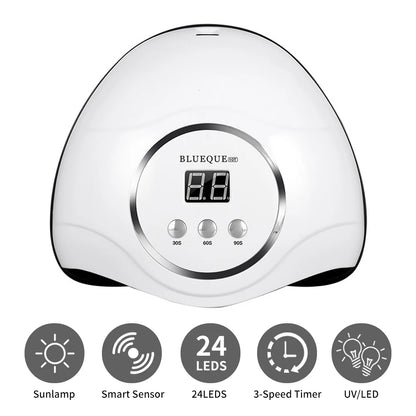 Professional Nail Lamp LED Manicure UV Lamp Nail Dryer for UV Gel LED Gel Nail Machine Smart Sensor USB Plug - Merit Sell