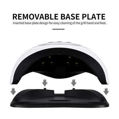 Professional Nail Lamp LED Manicure UV Lamp Nail Dryer for UV Gel LED Gel Nail Machine Smart Sensor USB Plug - Merit Sell