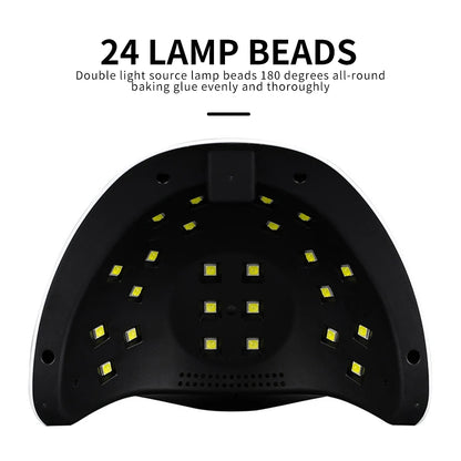 Professional Nail Lamp LED Manicure UV Lamp Nail Dryer for UV Gel LED Gel Nail Machine Smart Sensor USB Plug - Merit Sell