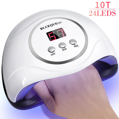 Professional Nail Lamp LED Manicure UV Lamp Nail Dryer for UV Gel LED Gel Nail Machine Smart Sensor USB Plug - Merit Sell