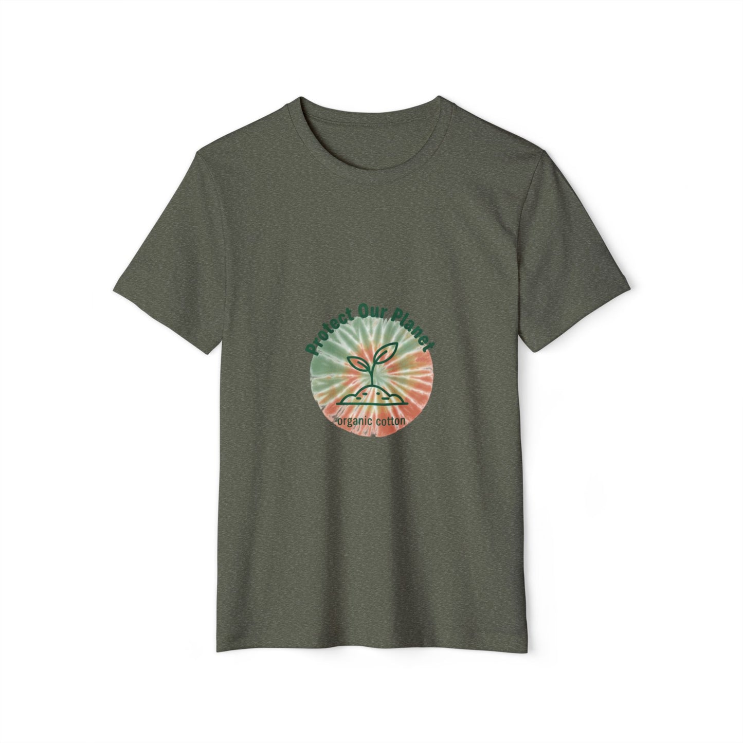 Protect Our Planet Eco T-Shirt — Recycled Organic Cotton, Earth Day Sustainable Tee