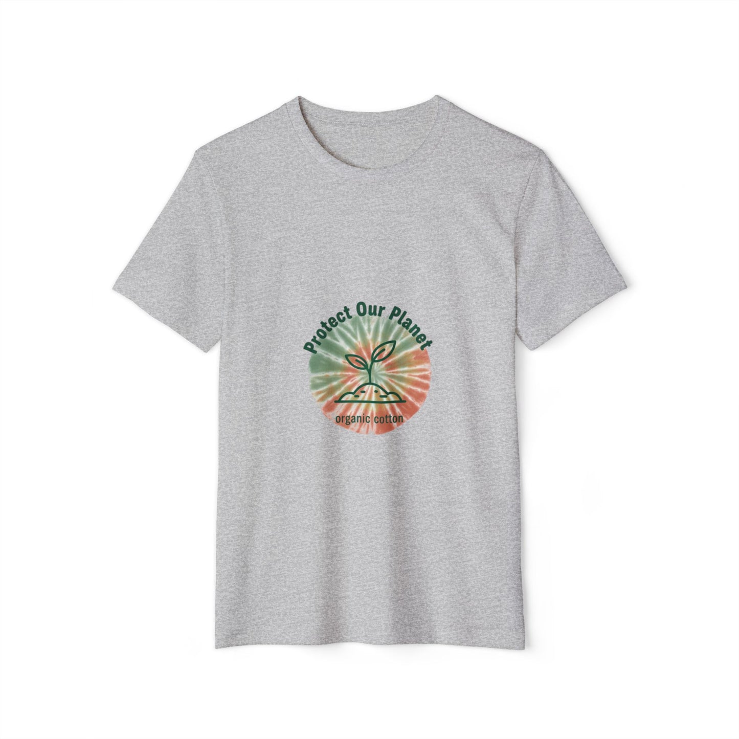 Protect Our Planet Eco T-Shirt — Recycled Organic Cotton, Earth Day Sustainable Tee