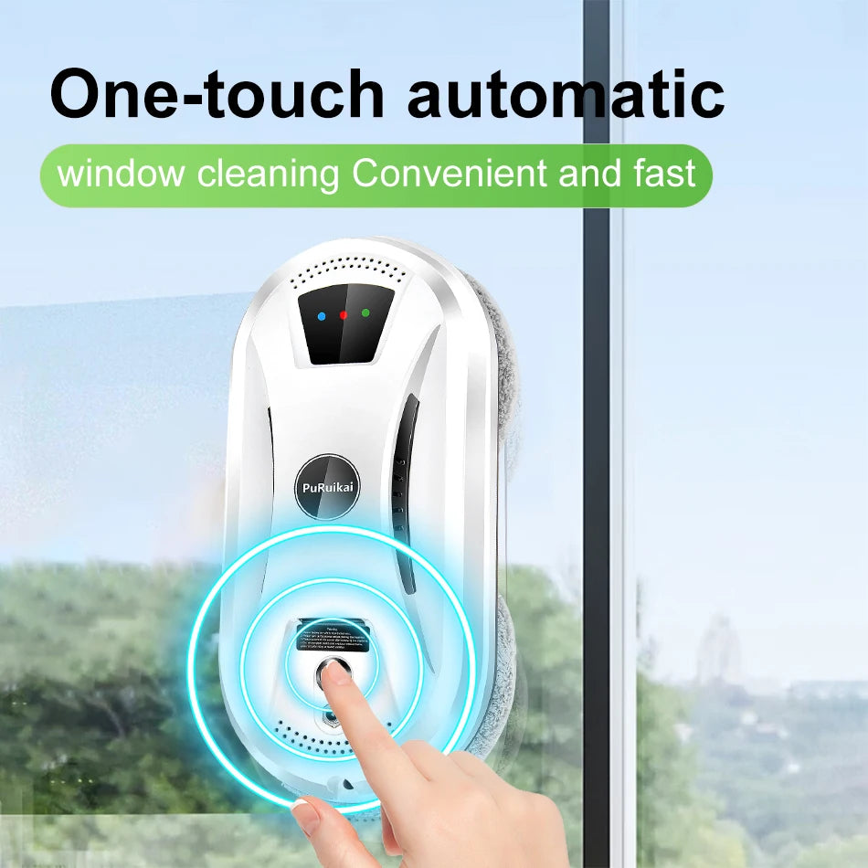 PuRuiKai Ultra thin Robot vacuum cleaner window cleaning robot window electric glass limpiacristales remote control for home - Merit Sell