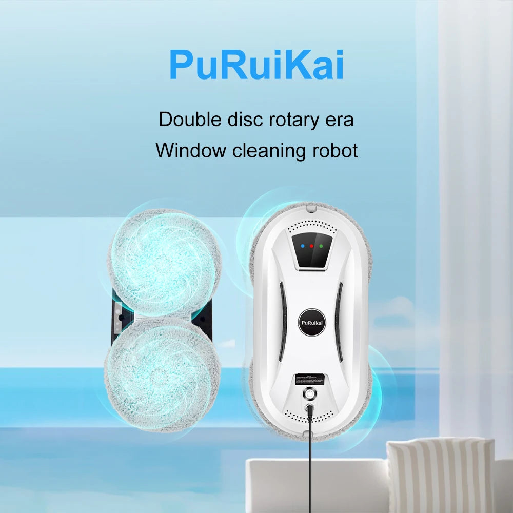 PuRuiKai Ultra thin Robot vacuum cleaner window cleaning robot window electric glass limpiacristales remote control for home - Merit Sell