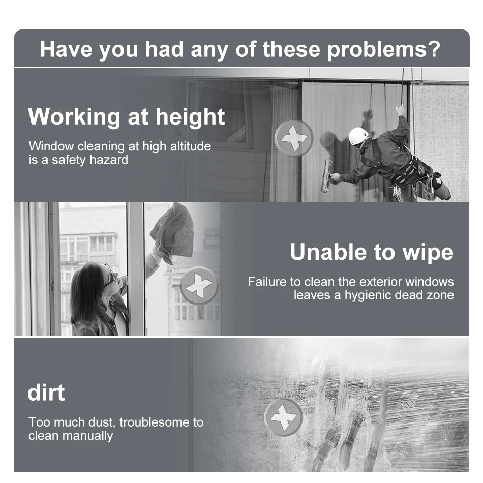 PuRuiKai Ultra thin Robot vacuum cleaner window cleaning robot window electric glass limpiacristales remote control for home - Merit Sell