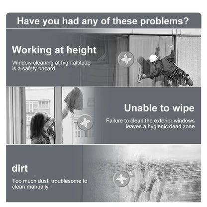 PuRuiKai Ultra thin Robot vacuum cleaner window cleaning robot window electric glass limpiacristales remote control for home - Merit Sell