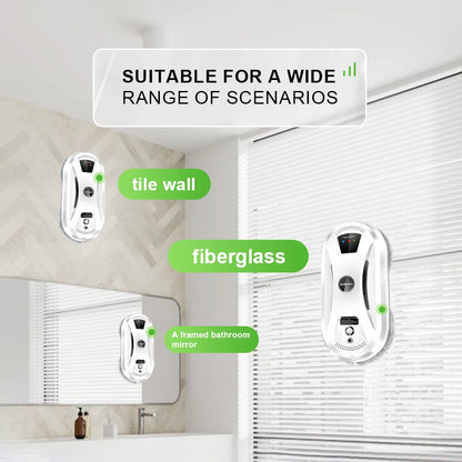 PuRuiKai Ultra thin Robot vacuum cleaner window cleaning robot window electric glass limpiacristales remote control for home - Merit Sell