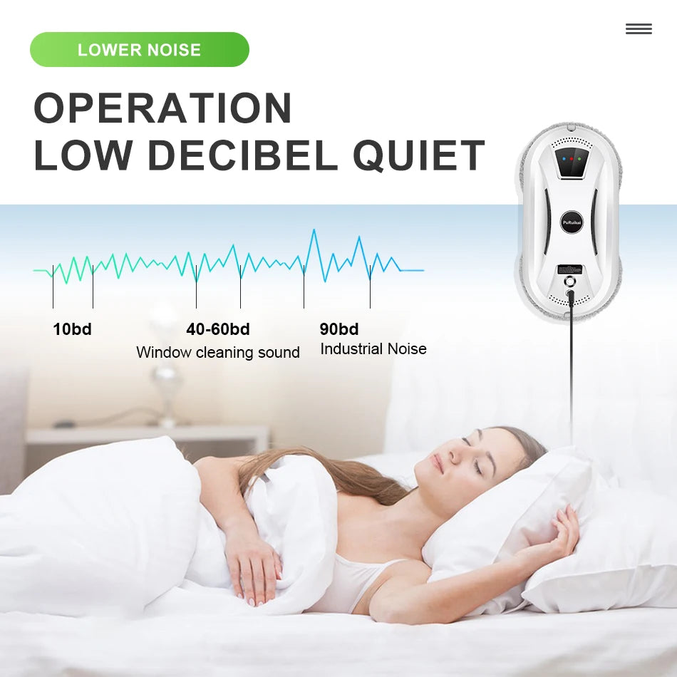 PuRuiKai Ultra thin Robot vacuum cleaner window cleaning robot window electric glass limpiacristales remote control for home - Merit Sell