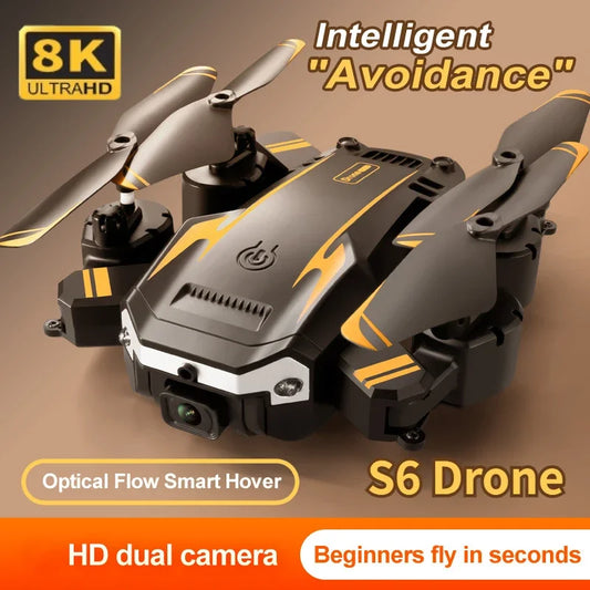 QJ S6/G6 GPS Drone 4K Professional HD Camera Foldable Quadcopter RC Helicopter FPV WIFI Obstacle Avoidance C0 Dron toys - Merit Sell