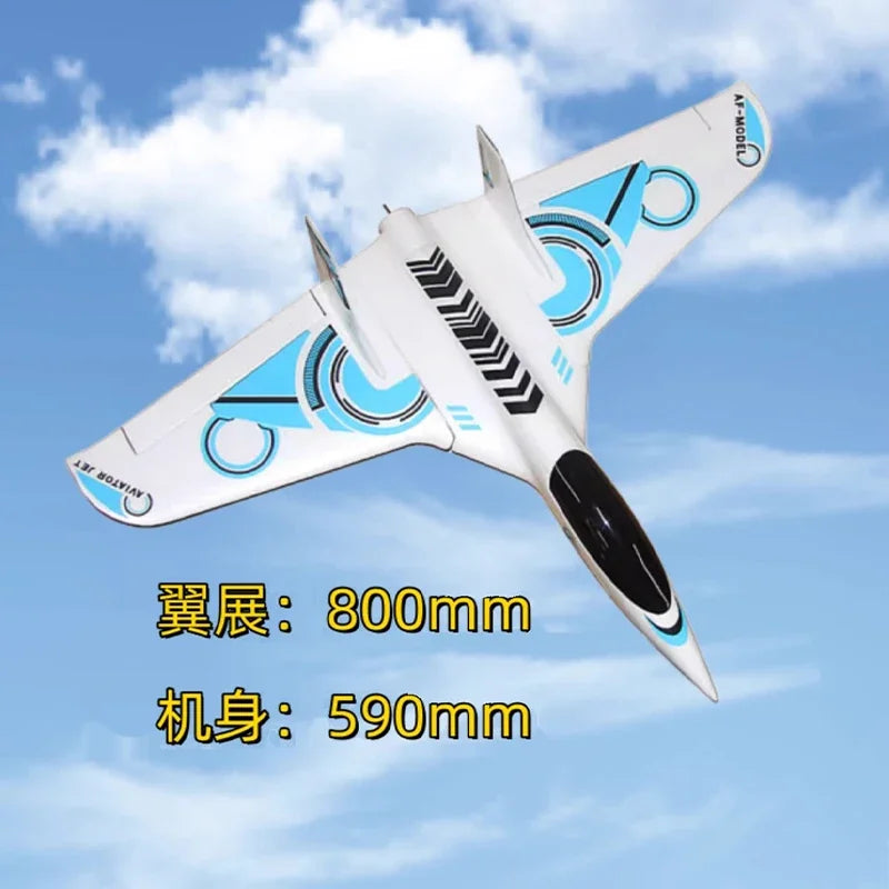 Qlq 800mm Flying Wing Epo Remote Control Aircraft Model Fixed Wing Racing Aircraft Delta Wing Aircraft Beginner Training Model - Merit Sell