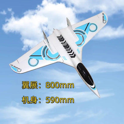 Qlq 800mm Flying Wing Epo Remote Control Aircraft Model Fixed Wing Racing Aircraft Delta Wing Aircraft Beginner Training Model - Merit Sell