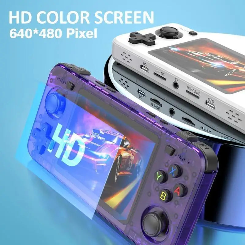 R36H Retro Gaming Console, Handheld Game Console with mAh Battery 3.5'' IPS Screen, 15000+Games，Support 20+ emulators Classic - Merit Sell